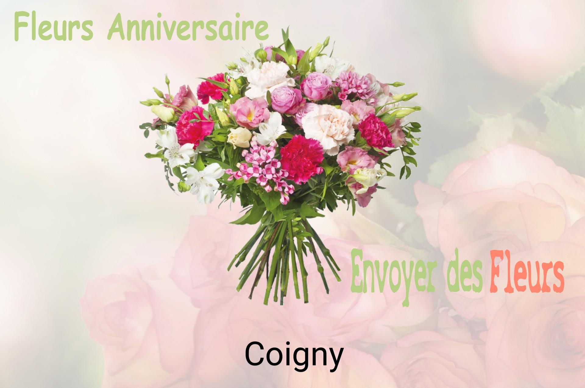 Bouquet de fleurs d’anniversaire livré à Coigny